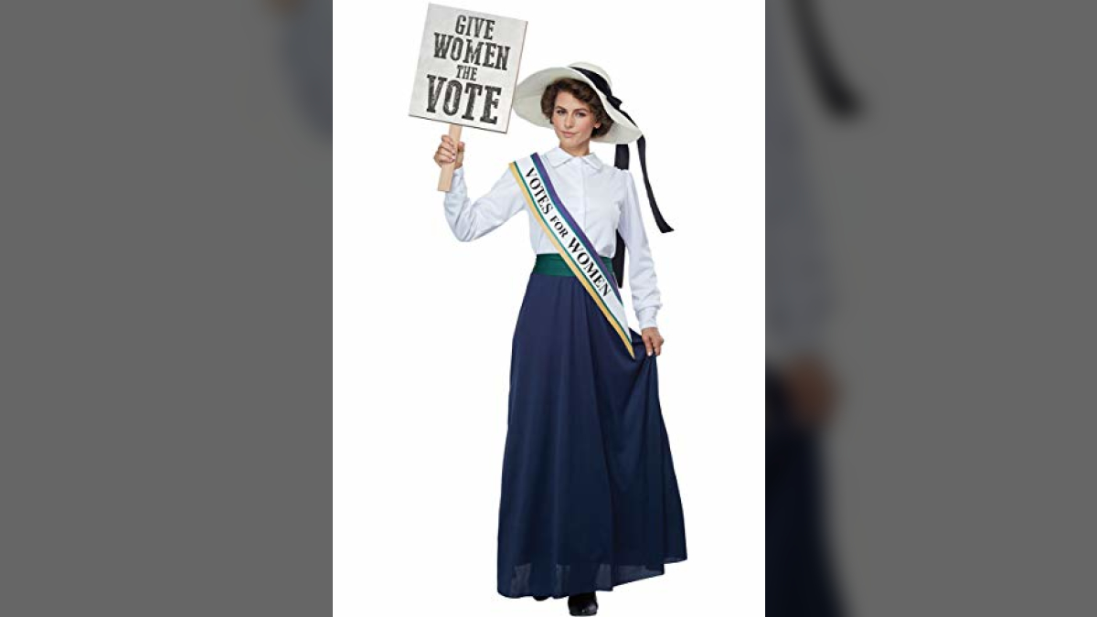 Womens Suffragette Costume For Halloween Events Protest